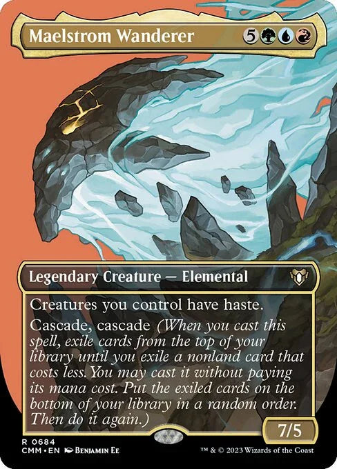 [Foil] CMM 684 Maelstrom Wanderer (Borderless) R