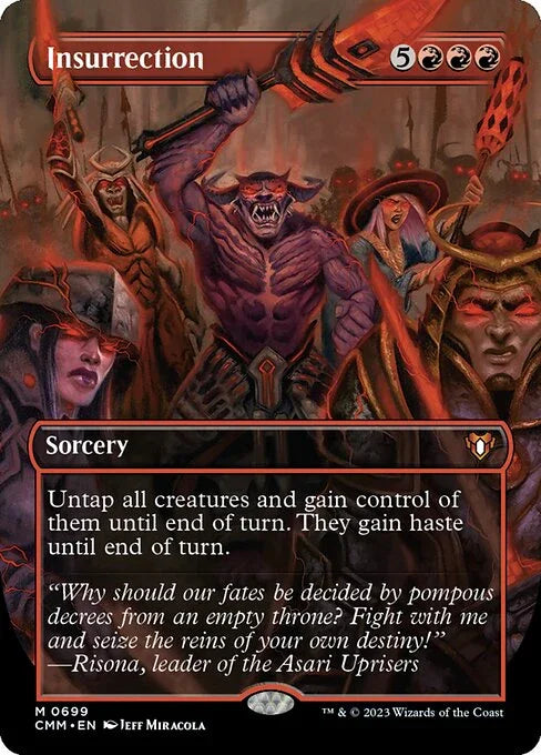 [Foil] CMM 699 Insurrection (Borderless) M
