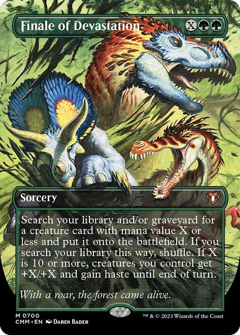 [Foil] CMM 700 Finale of Devastation (Borderless) M