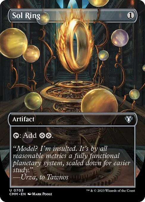 [Foil] CMM 703 Sol Ring (Borderless) U