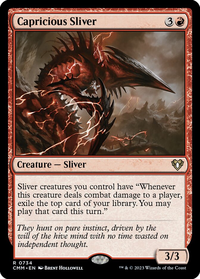 CMM 734 Capricious Sliver R