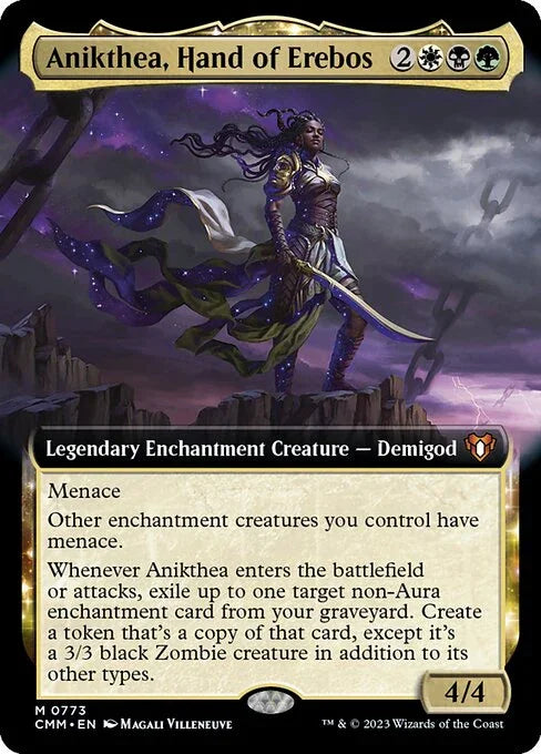[Foil] CMM 773 Anikthea, Hand of Erebos (Extended Art) M