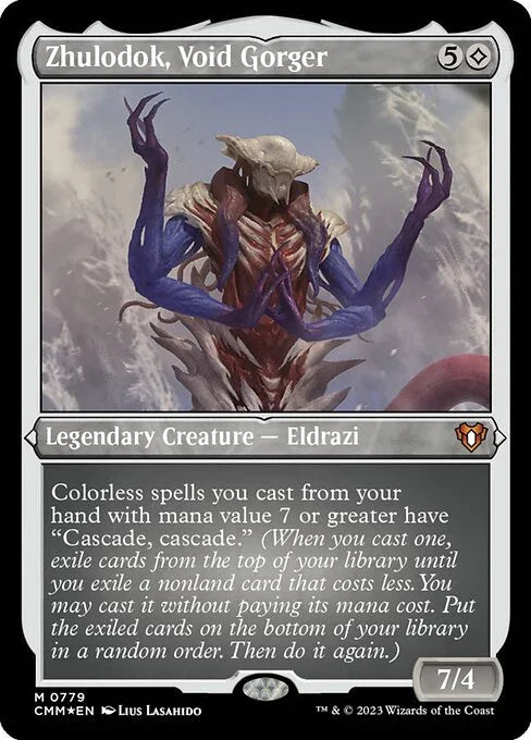 [Foil Etched] CMM 779 Zhulodok, Void Gorger (Foil Etched Display Commander - Not Tournament Legal) M
