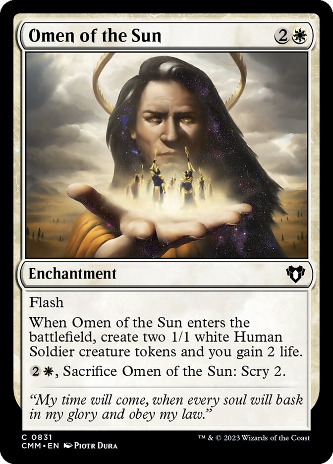 CMM 831 Omen of the Sun C
