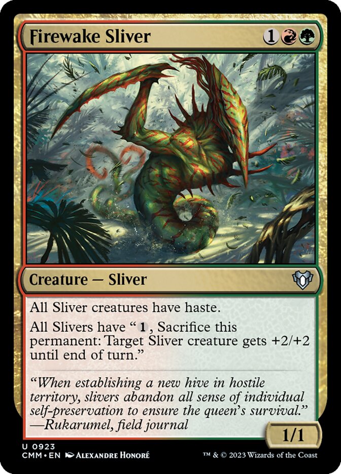 CMM 923 Firewake Sliver U