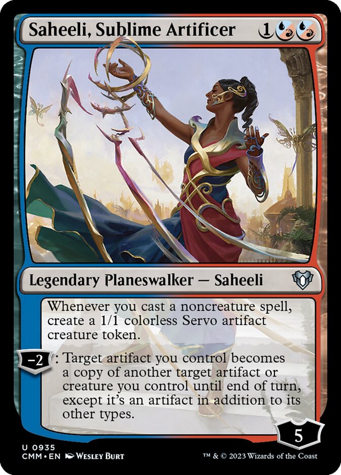 CMM 935 Saheeli, Sublime Artificer U
