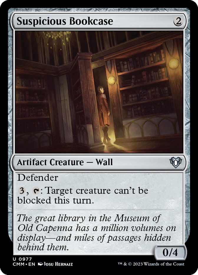 CMM 977 Suspicious Bookcase U