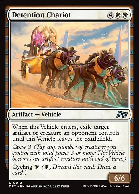 DFT 012 Detention Chariot U