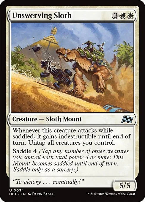 DFT 034 Unswerving Sloth U