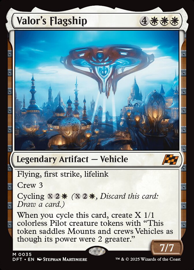 [Foil] DFT 035 Valor's Flagship M