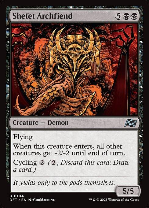 DFT 104 Shefet Archfiend U
