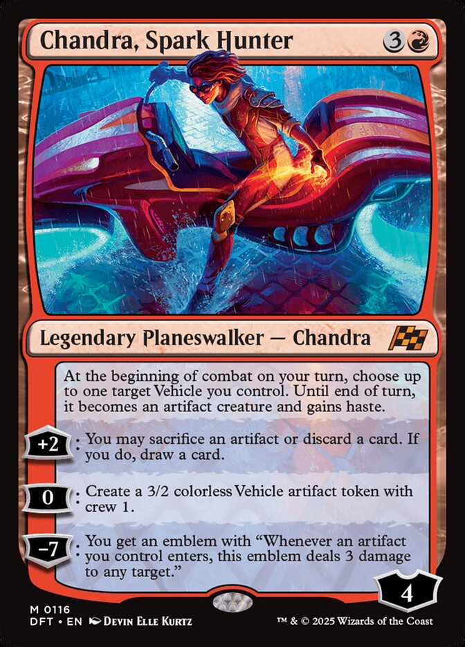 [Foil] DFT 116 Chandra, Spark Hunter M