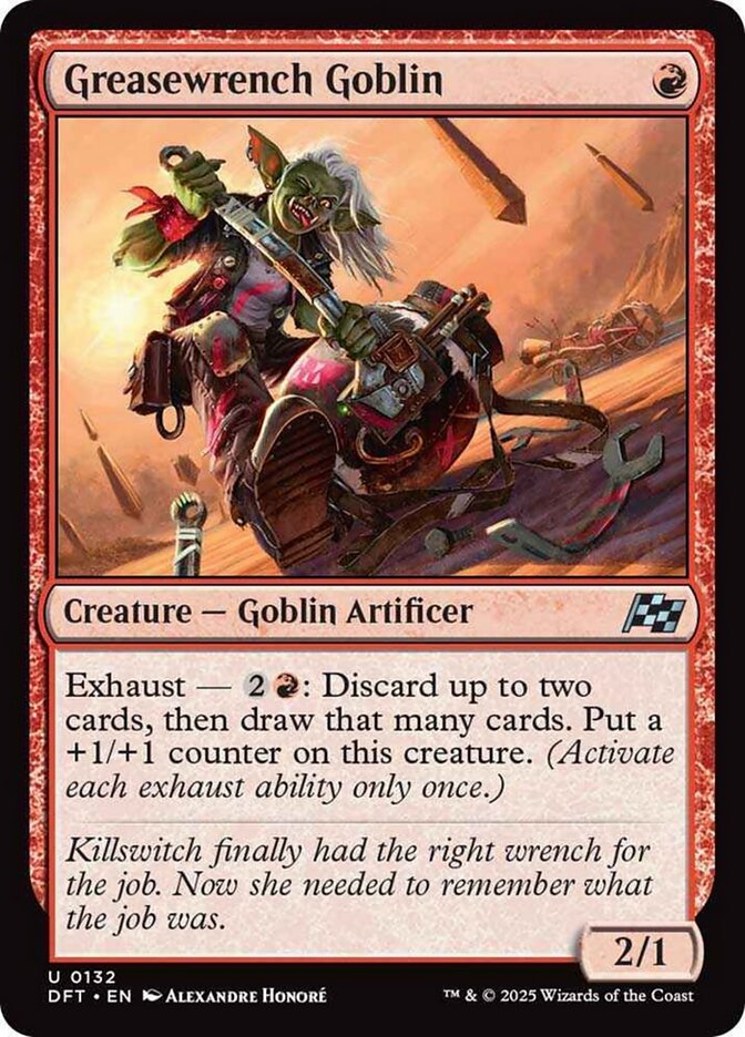[Foil] DFT 132 Greasewrench Goblin U