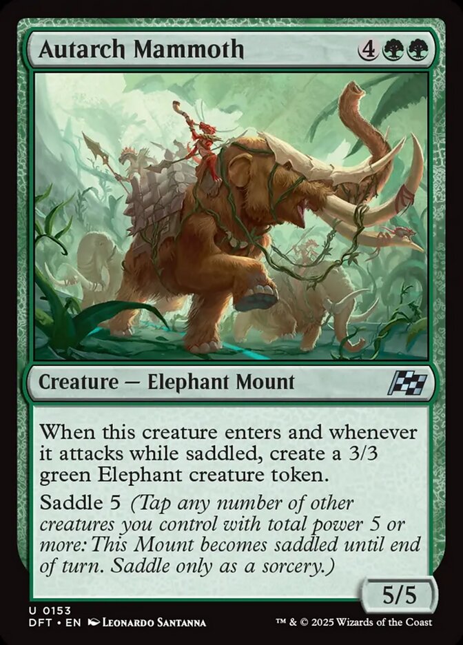 [Foil] DFT 153 Autarch Mammoth U