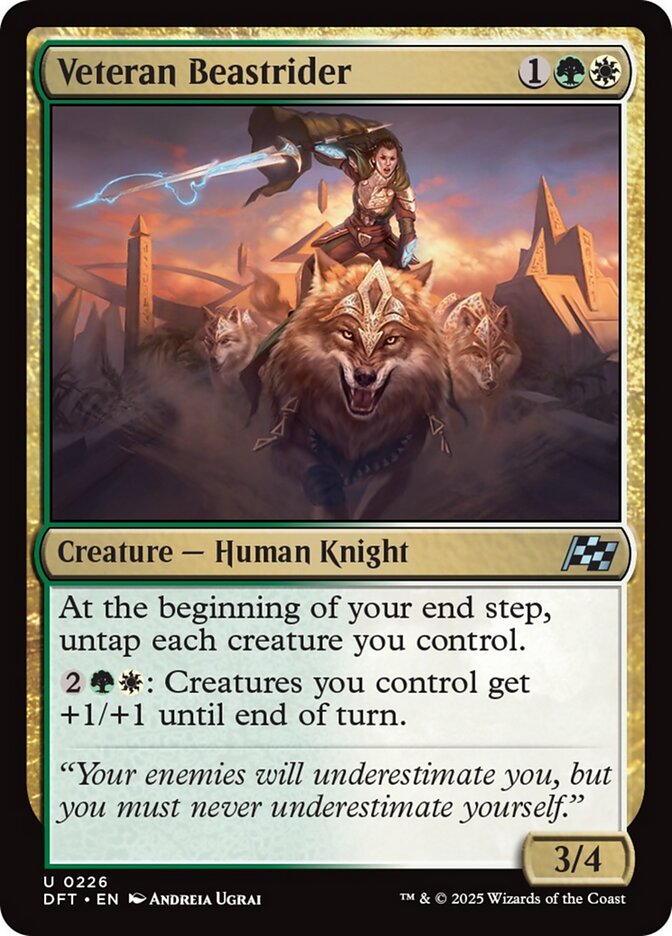 [Foil] DFT 226 Veteran Beastrider U