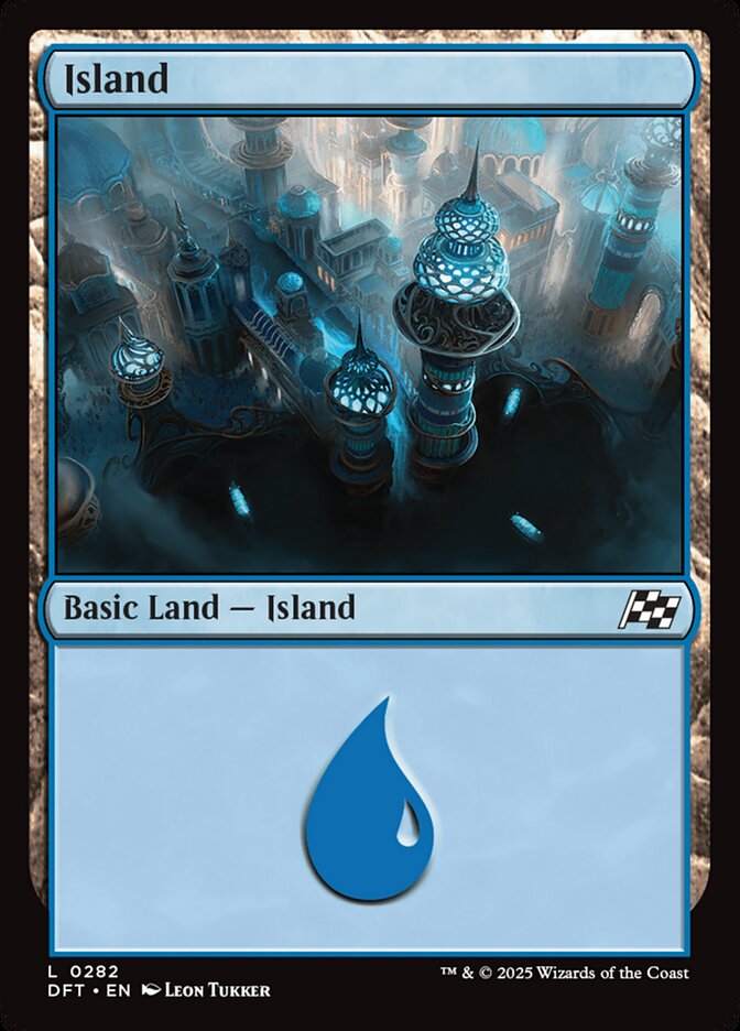 [Foil] DFT 282 Island (0282) L