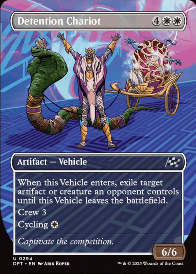 [Foil] DFT 294 Detention Chariot (0294 - Borderless) U
