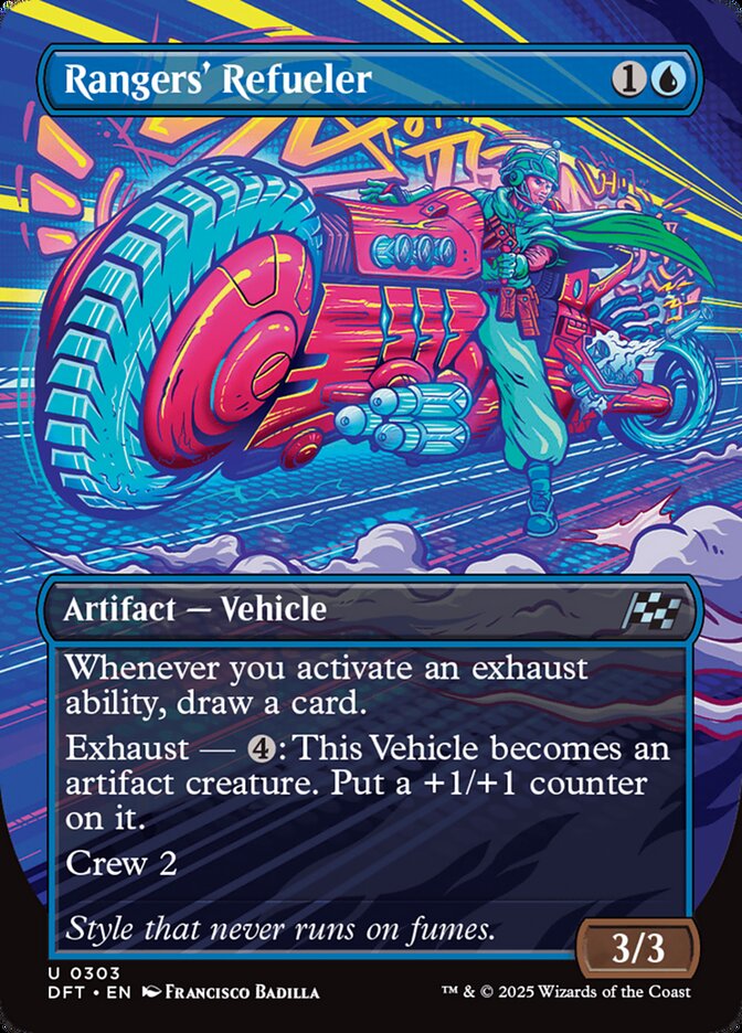 [Foil] DFT 303 Rangers' Refueler (0303 - Borderless) U