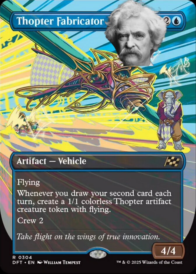 [Foil] DFT 304 Thopter Fabricator (0304 - Borderless) R