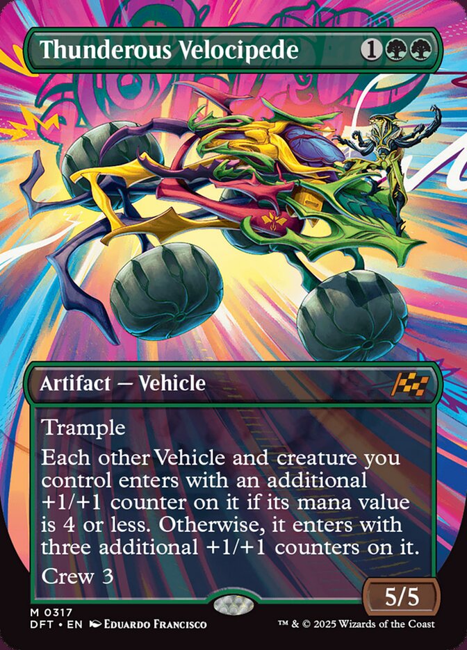 [Foil] DFT 317 Thunderous Velocipede (0317 - Borderless) M