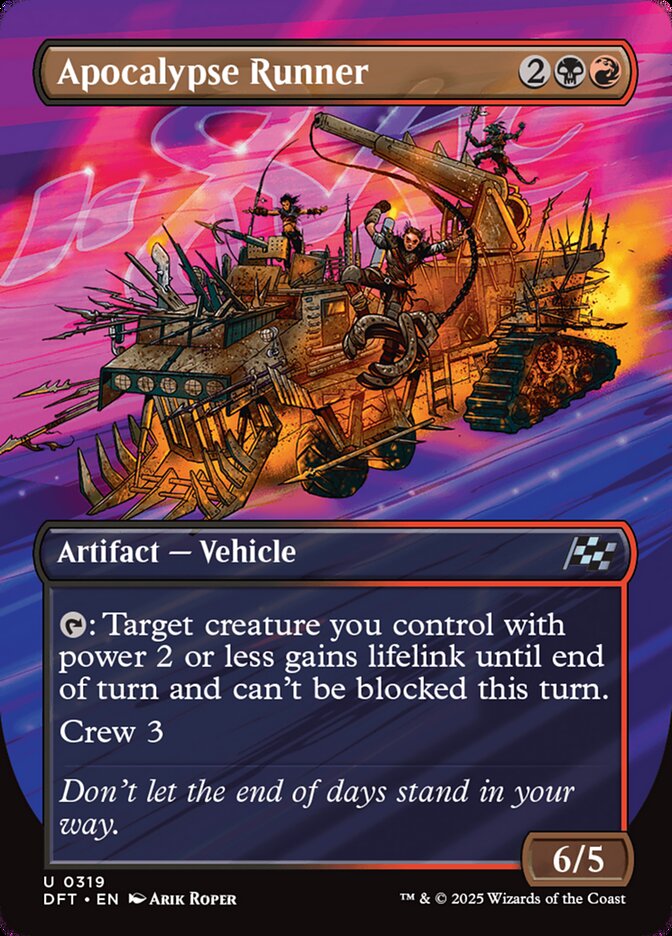 [Foil] DFT 319 Apocalypse Runner (0319 - Borderless) U