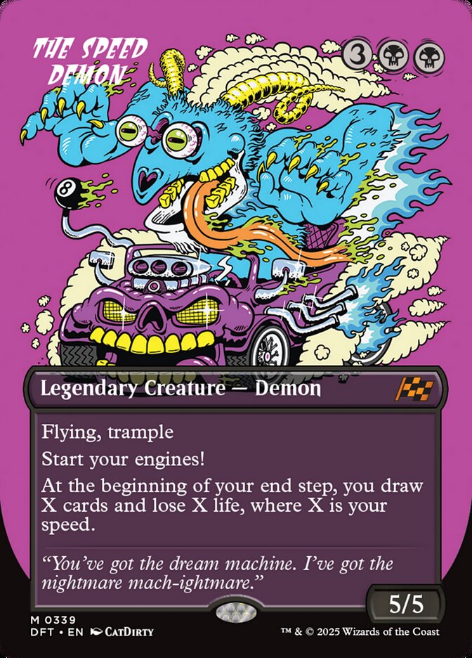 [Foil] DFT 339 The Speed Demon (0339 - Borderless) M