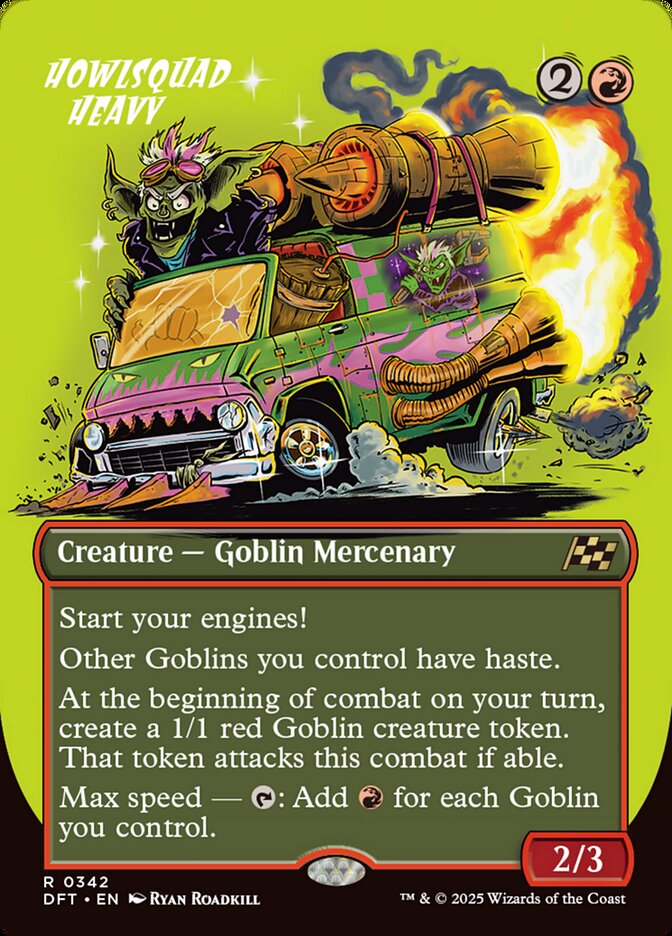[Foil] DFT 342 Howlsquad Heavy (0342 - Borderless) R