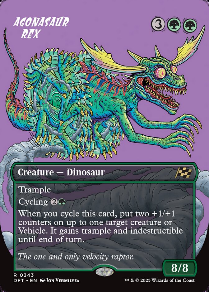 [Foil] DFT 343 Agonasaur Rex (0343 - Borderless) R