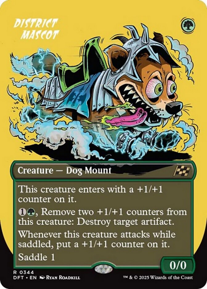 [Foil] DFT 344 District Mascot (0344 - Borderless) R