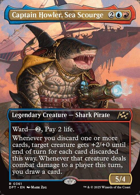 DFT 361 Captain Howler, Sea Scourge (0361 - Borderless) R