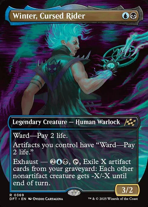 DFT 369 Winter, Cursed Rider (0369 - Borderless) R