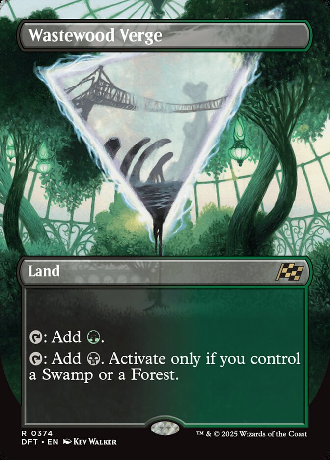 [Foil] DFT 374 Wastewood Verge (0374 - Borderless) R