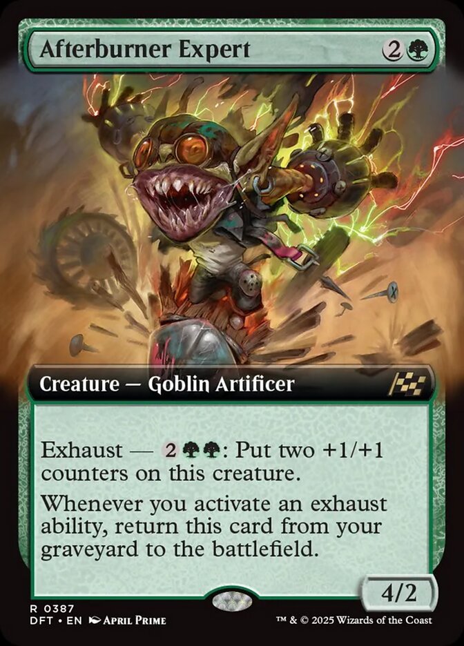 [Foil] DFT 387 Afterburner Expert (0387 - Extended Art) R
