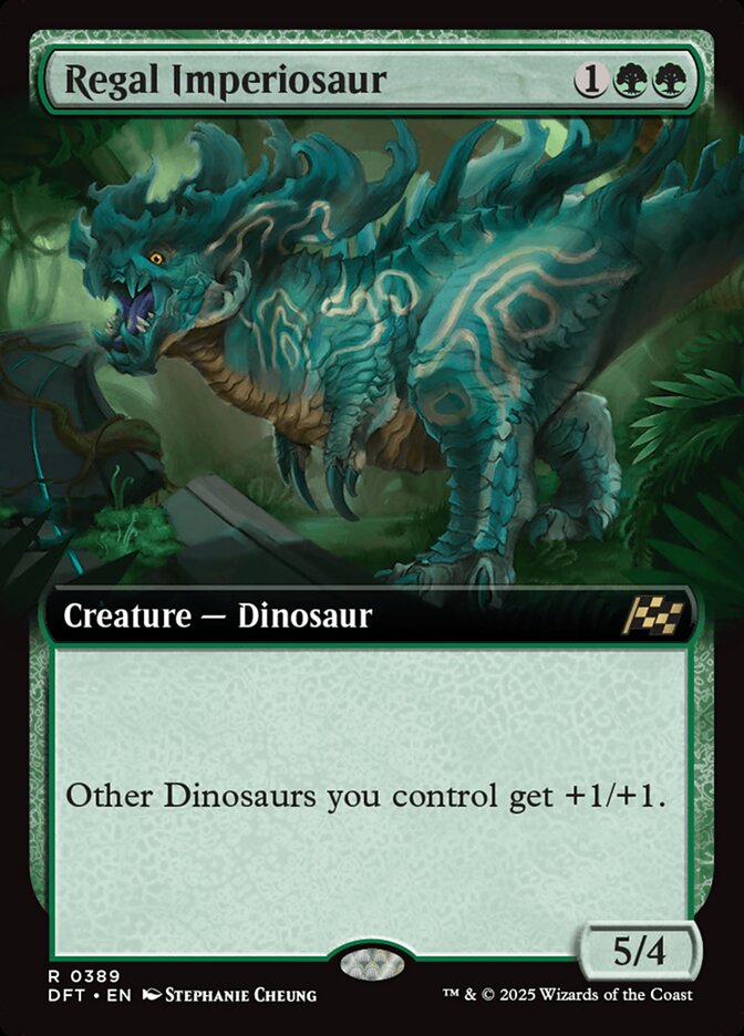 [Foil] DFT 389 Regal Imperiosaur (0389 - Extended Art) R