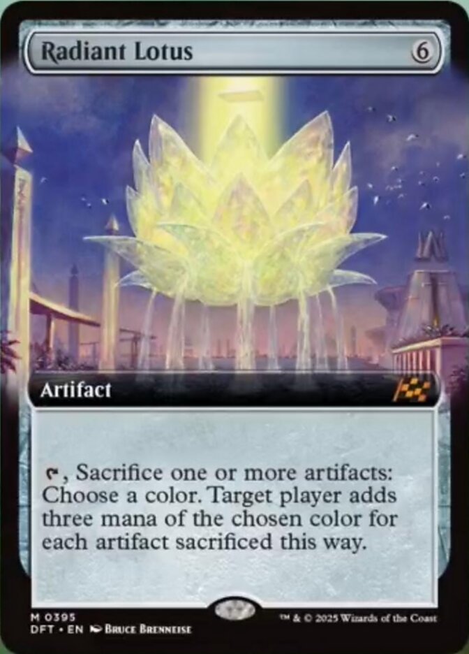 [Foil] DFT 395 Radiant Lotus (0395 - Extended Art) M