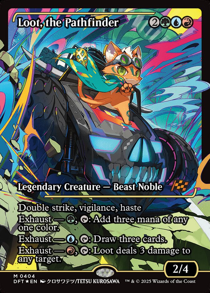 [Foil] DFT 404 Loot, the Pathfinder (0404 - Japan Showcase) M