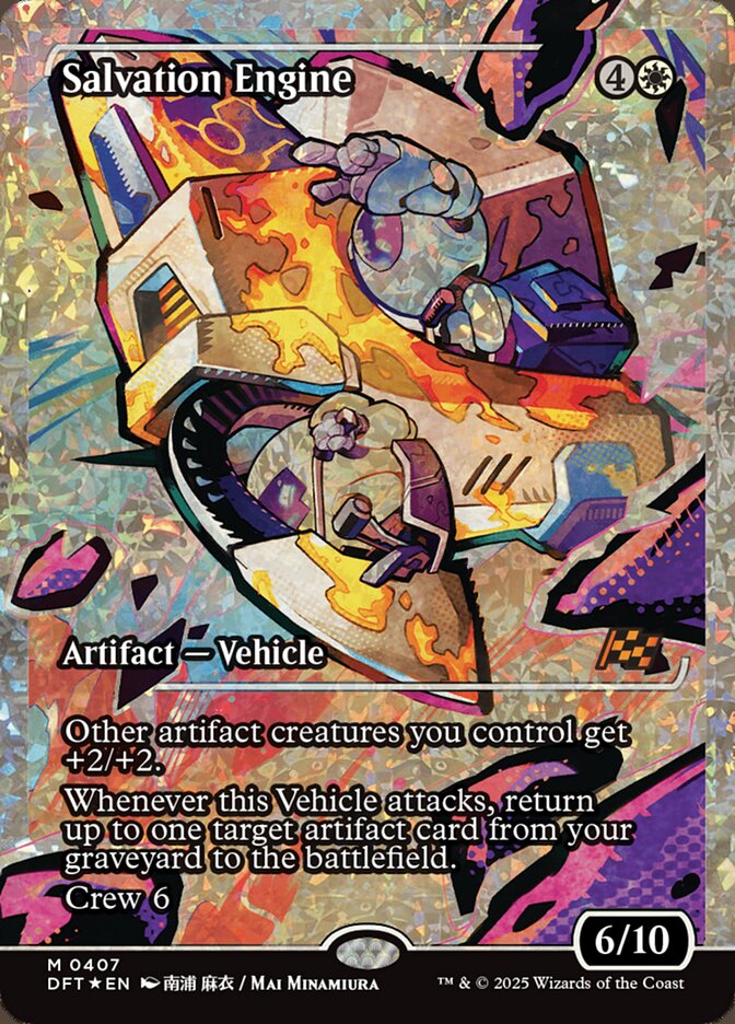 [Foil] DFT 407 Salvation Engine (0407 - Japan Showcase Fracture Foil) M