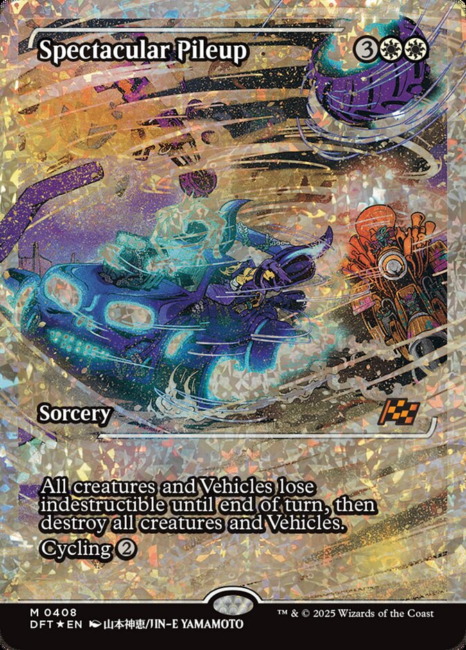 [Foil] DFT 408 Spectacular Pileup (0408 - Japan Showcase Fracture Foil) R