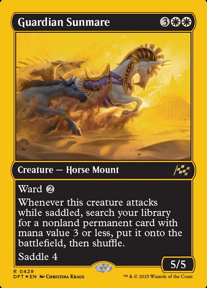 [Foil] DFT 429 Guardian Sunmare (0429 - First-Place Foil) R