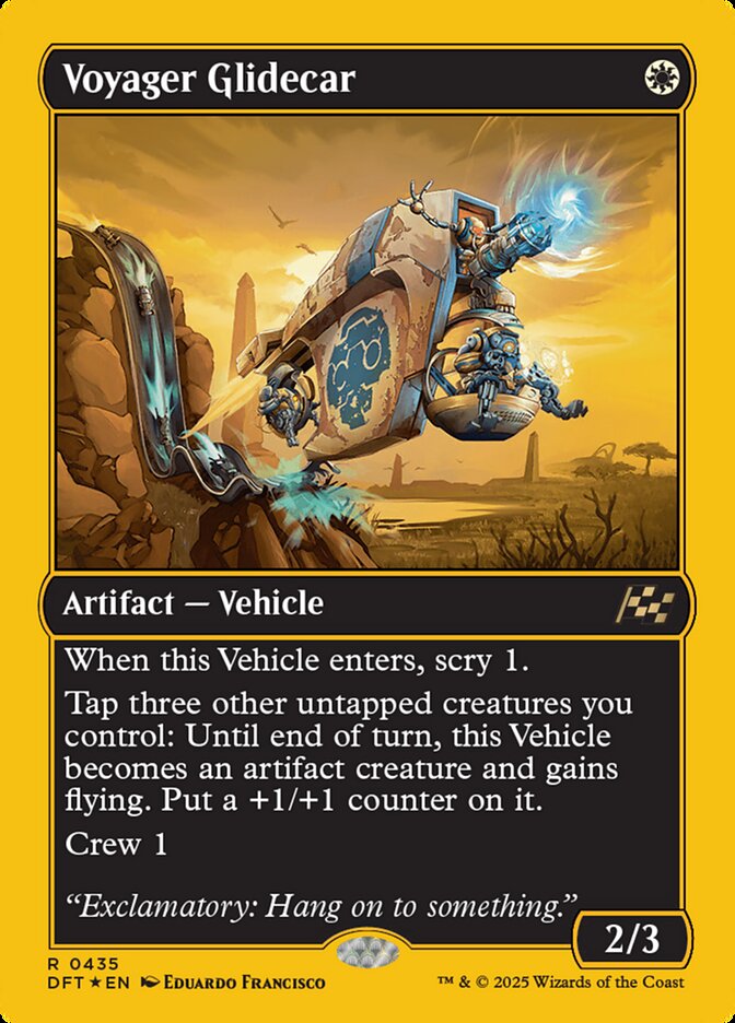 [Foil] DFT 435 Voyager Glidecar (0435 - First-Place Foil) R