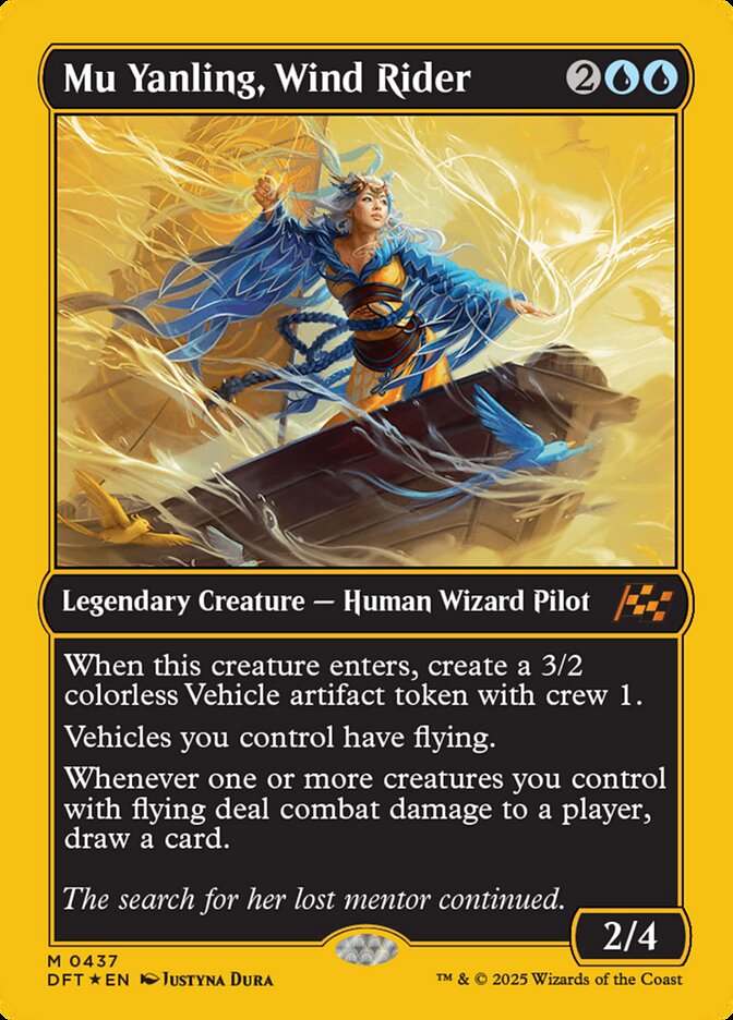 [Foil] DFT 437 Mu Yanling, Wind Rider (0437 - First-Place Foil) M