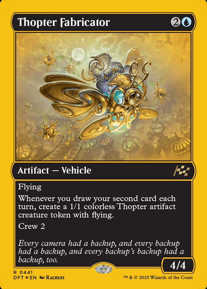 [Foil] DFT 441 Thopter Fabricator (0441 - First-Place Foil) R