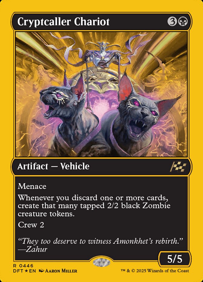[Foil] DFT 446 Cryptcaller Chariot (0446 - First-Place Foil) R