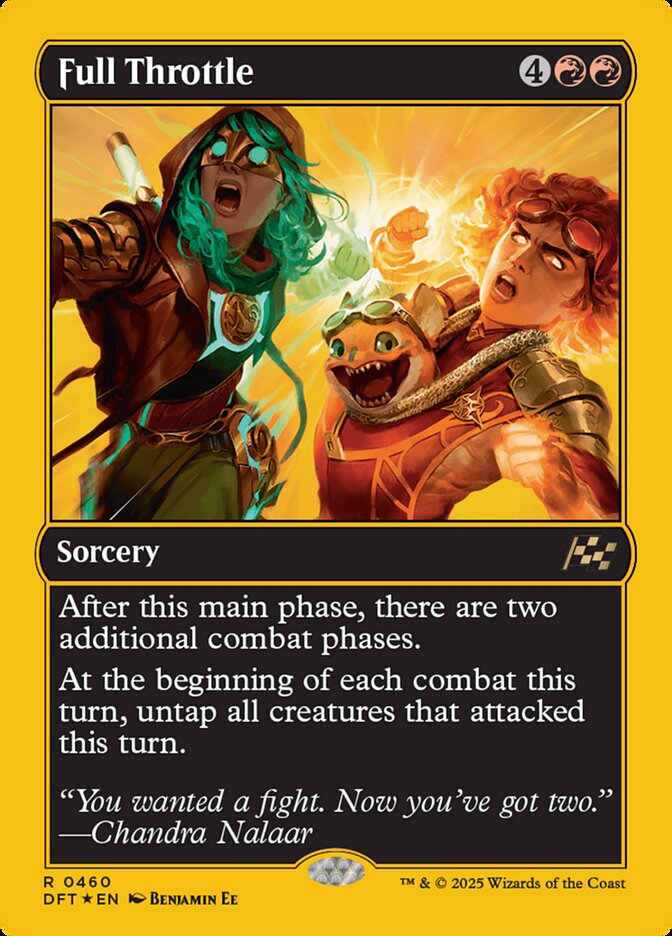 [Foil] DFT 460 Full Throttle (0460 - First-Place Foil) R