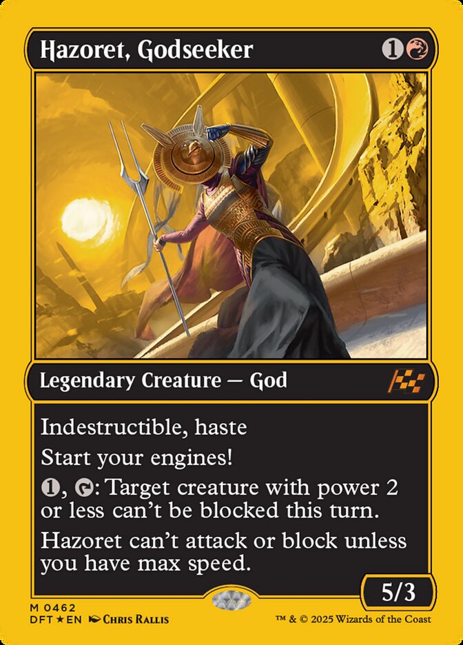 [Foil] DFT 462 Hazoret, Godseeker (0462 - First-Place Foil) M