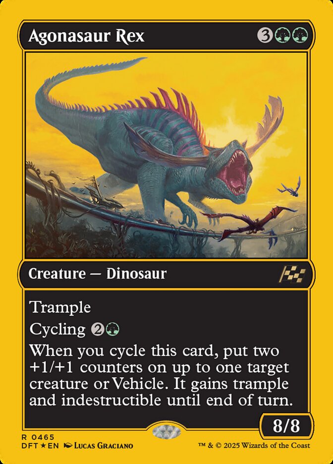 [Foil] DFT 465 Agonasaur Rex (0465 - First-Place Foil) R