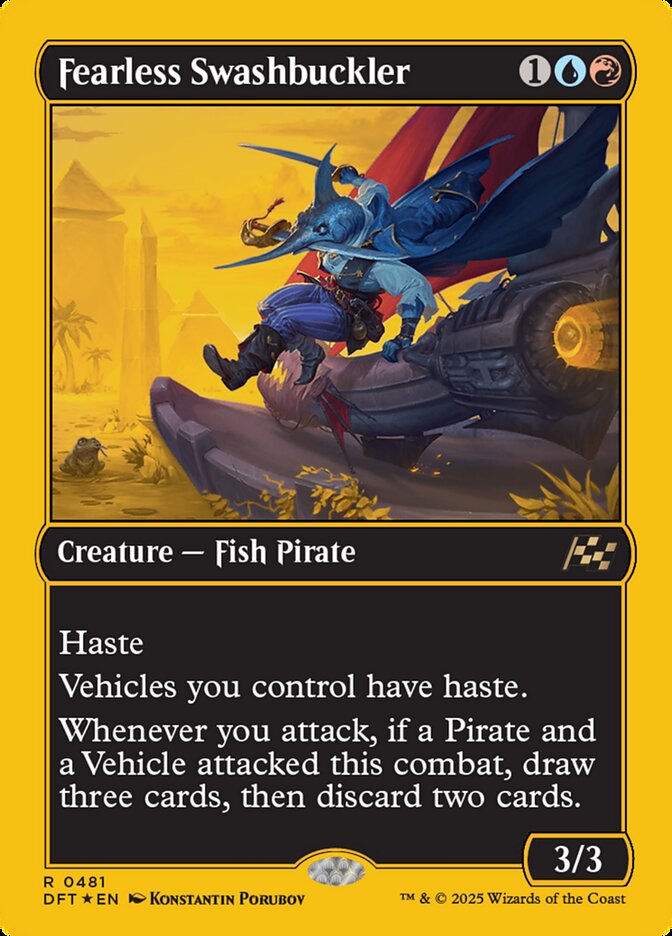 [Foil] DFT 481 Fearless Swashbuckler (0481 - First-Place Foil) R