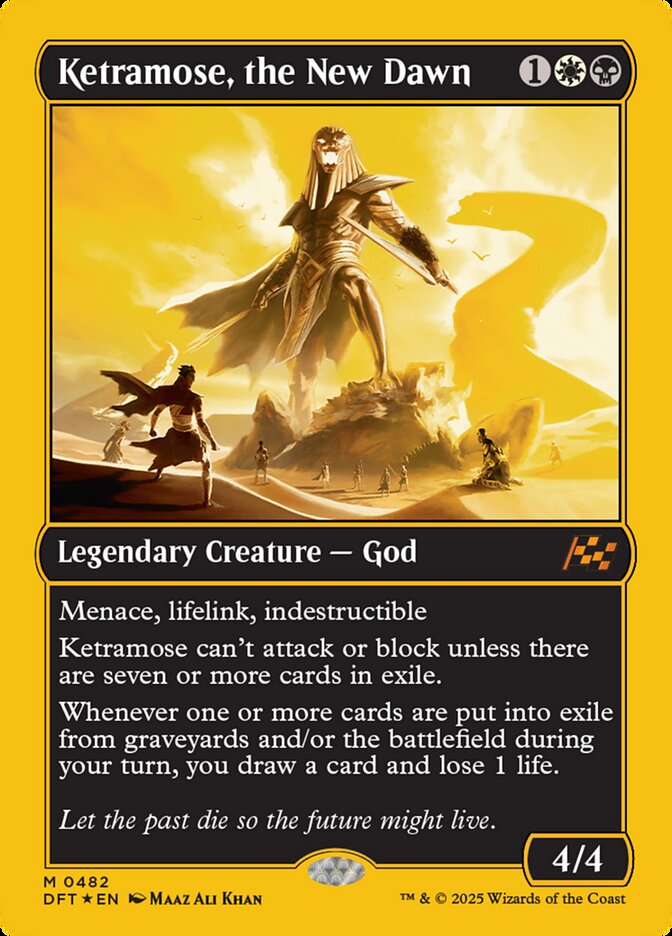 [Foil] DFT 482 Ketramose, the New Dawn (0482 - First-Place Foil) M