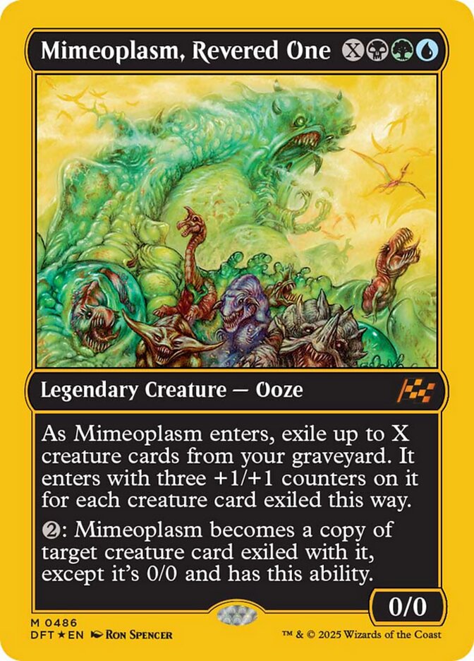 [Foil] DFT 486 Mimeoplasm, Revered One (0486 - First-Place Foil) M