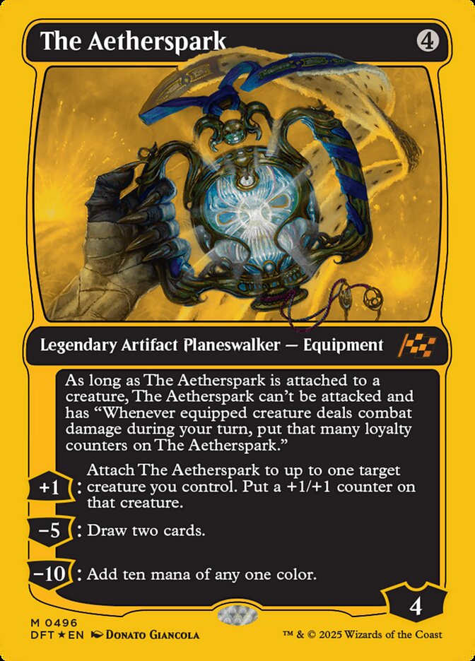 [Foil] DFT 496 The Aetherspark (0496 - First-Place Foil) M
